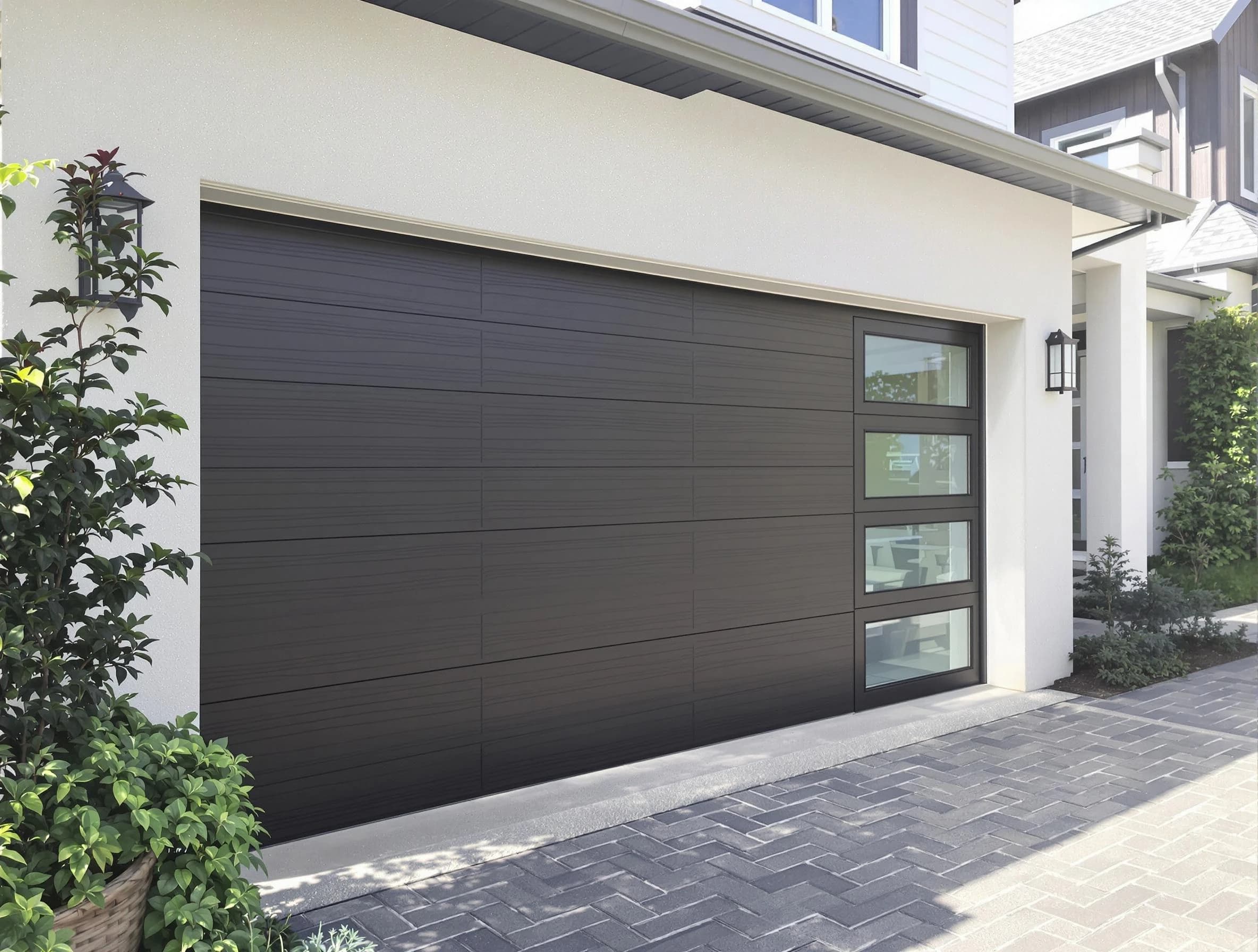 Custom garage door installation by Kearny Garage Door Repair in Kearny
