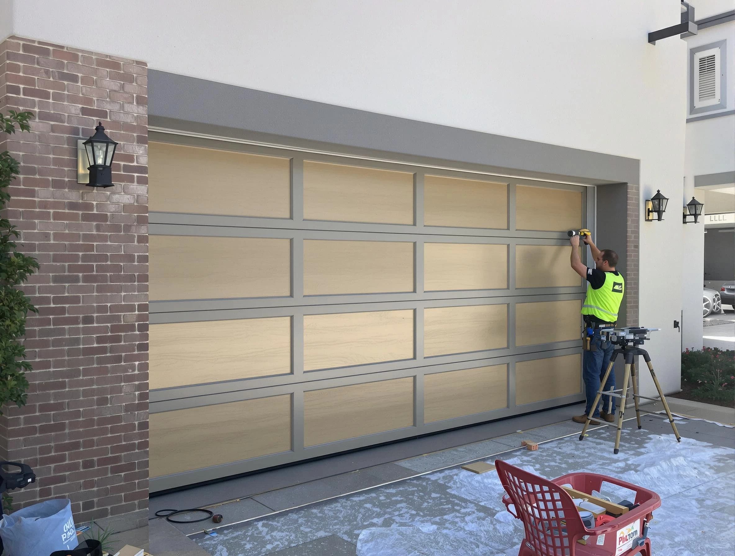 Garage door replacement service by Kearny Garage Door Repair in Kearny