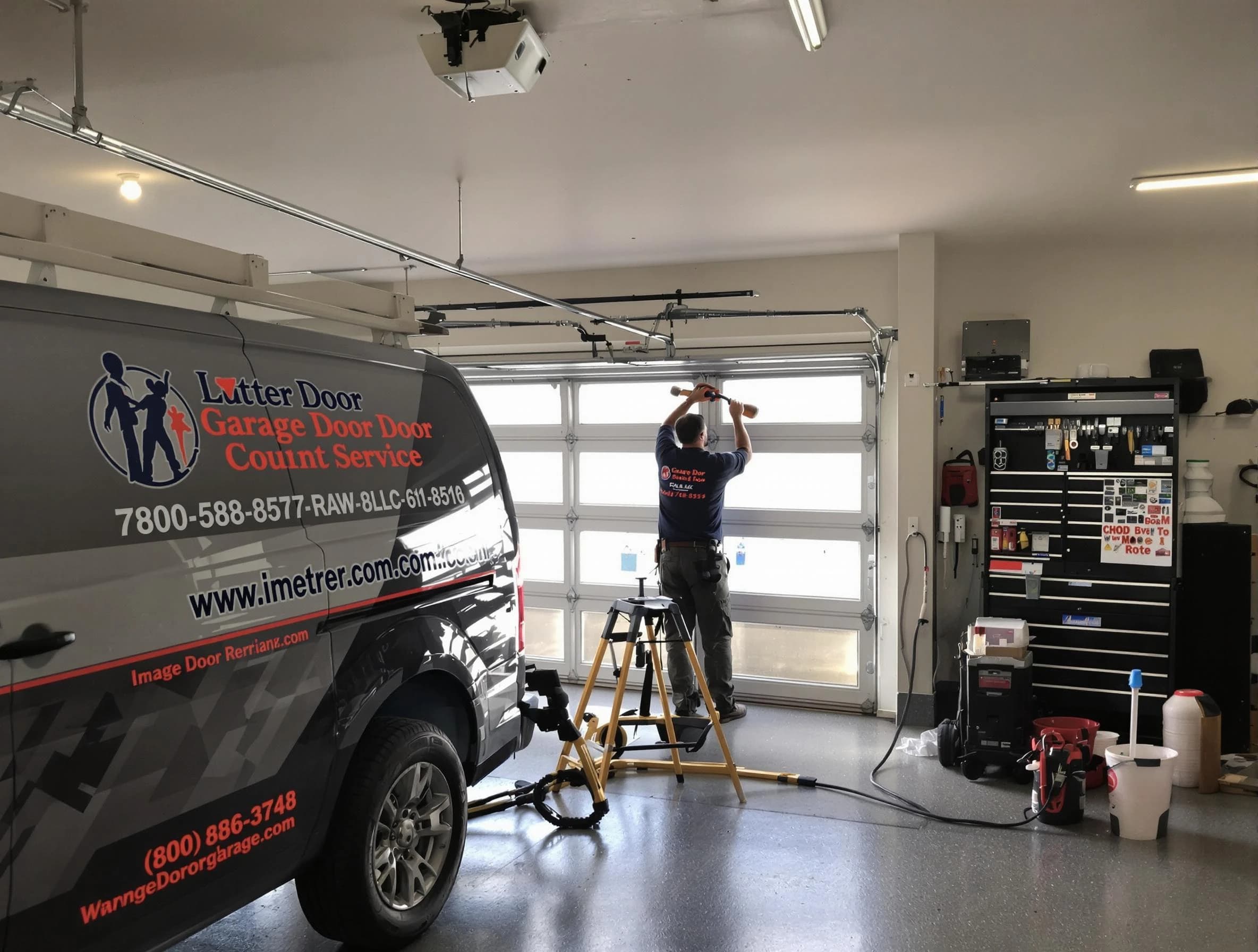 Kearny Garage Door Repair rapid response team performing same-day repair in Kearny
