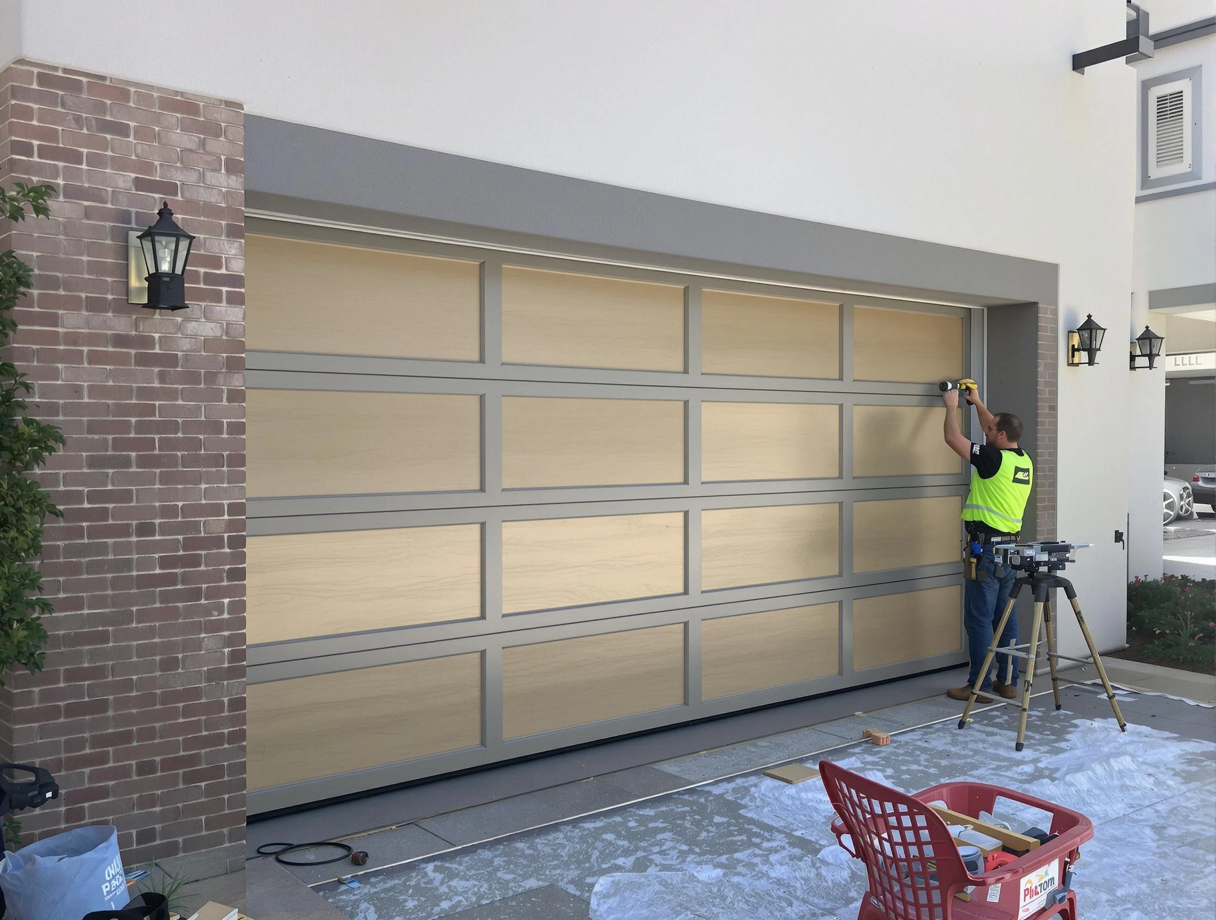 Garage door replacement service by Kearny Garage Door Repair in Kearny