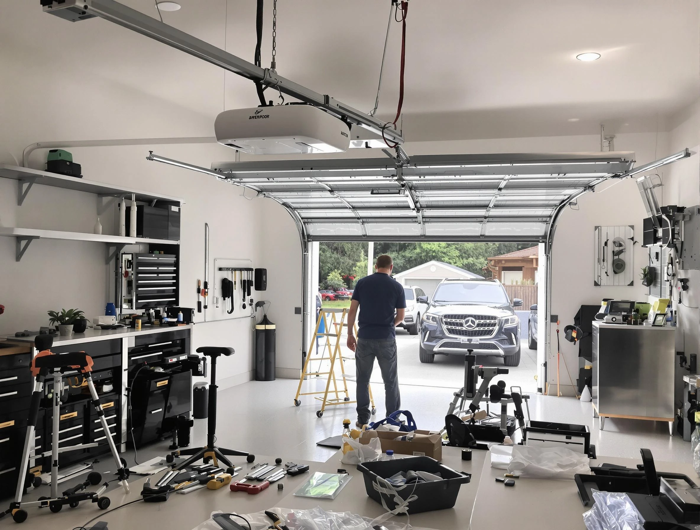 Garage door opener installation by Kearny Garage Door Repair in Kearny